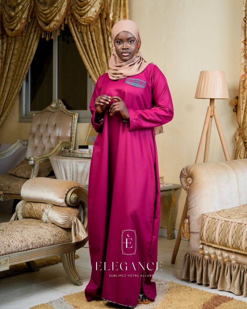 Boubou Crème Élégance et Sobriété